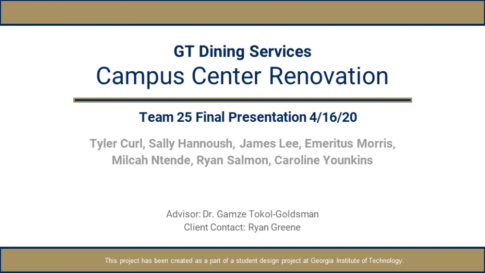GT Campus Center Renovation