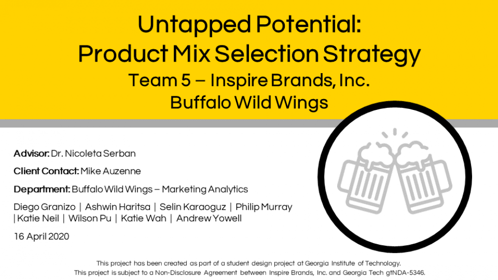 Product Mix Selection Strategy